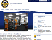 Tablet Screenshot of oakwoodss.eq.edu.au