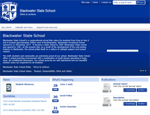 Tablet Screenshot of blackwaterss.eq.edu.au