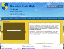 Tablet Screenshot of burnsideshs.eq.edu.au