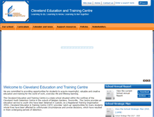 Tablet Screenshot of clevelaneu.eq.edu.au