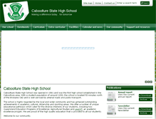 Tablet Screenshot of cabooltureshs.eq.edu.au