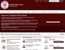 Tablet Screenshot of mayfieldss.eq.edu.au