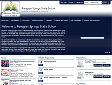 Tablet Screenshot of peregianspringsss.eq.edu.au