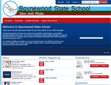 Tablet Screenshot of boynewooss.eq.edu.au