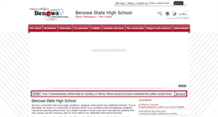 Desktop Screenshot of benowashs.eq.edu.au