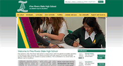 Desktop Screenshot of pineriversshs.eq.edu.au