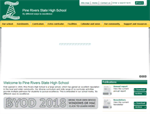 Tablet Screenshot of pineriversshs.eq.edu.au