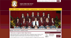 Desktop Screenshot of inghamshs.eq.edu.au