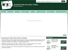 Tablet Screenshot of bundambassc.eq.edu.au