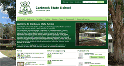 Desktop Screenshot of carbrookss.eq.edu.au