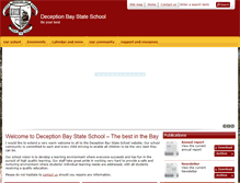 Tablet Screenshot of decebayss.eq.edu.au