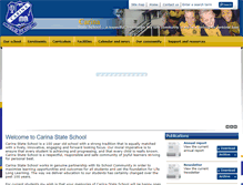 Tablet Screenshot of carinass.eq.edu.au