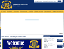 Tablet Screenshot of parkridgss.eq.edu.au
