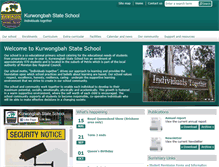 Tablet Screenshot of kurwongbss.eq.edu.au