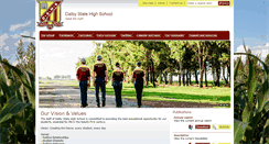 Desktop Screenshot of dalbyshs.eq.edu.au