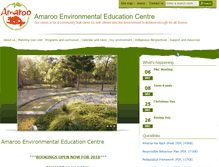 Tablet Screenshot of amarooeec.eq.edu.au