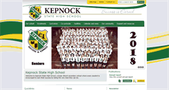 Desktop Screenshot of kepnockshs.eq.edu.au