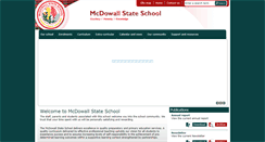 Desktop Screenshot of mcdowallss.eq.edu.au