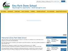 Tablet Screenshot of emuparkss.eq.edu.au