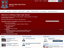Tablet Screenshot of mackayshs.eq.edu.au