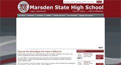 Desktop Screenshot of marsdenshs.eq.edu.au
