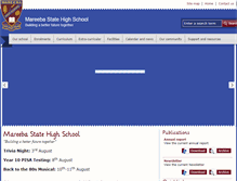 Tablet Screenshot of mareebashs.eq.edu.au
