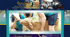 Desktop Screenshot of beaudeseshs.eq.edu.au