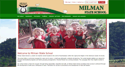Desktop Screenshot of milmanss.eq.edu.au