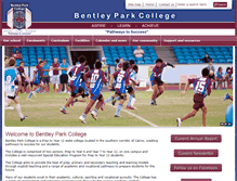 Tablet Screenshot of bentleyparkcollege.eq.edu.au