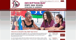 Desktop Screenshot of decebayshs.eq.edu.au