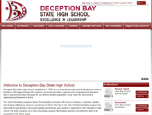 Tablet Screenshot of decebayshs.eq.edu.au
