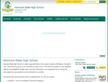Tablet Screenshot of kenmoreshs.eq.edu.au