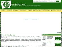 Tablet Screenshot of burnettsc.eq.edu.au
