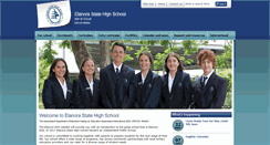 Desktop Screenshot of elanorashs.eq.edu.au