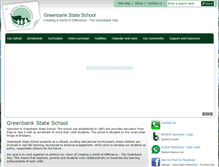Tablet Screenshot of greenbankss.eq.edu.au
