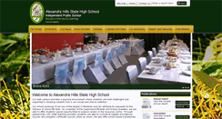 Desktop Screenshot of alexhillshs.eq.edu.au